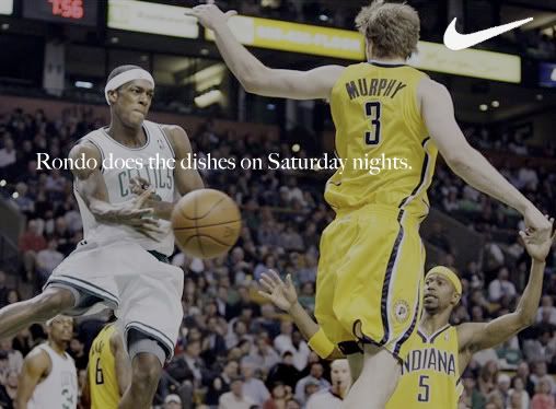 Rondo does the dishes on Saturday night. Rondo does the dishes on Saturday night.