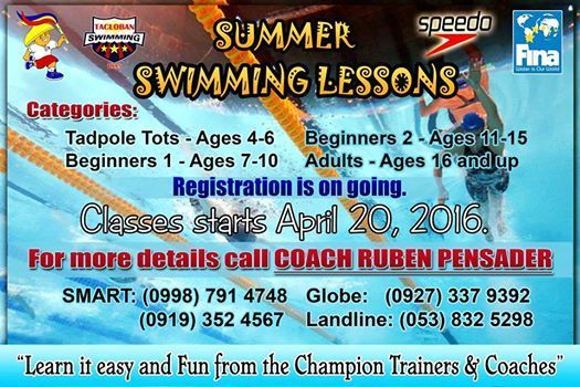 Tacloban Swimming Classes