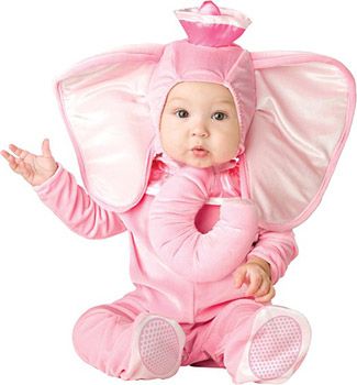 pink baby elephant costume
