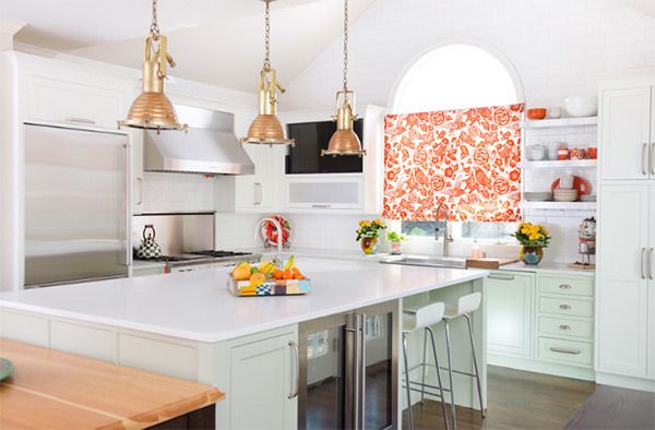 floral kitchen