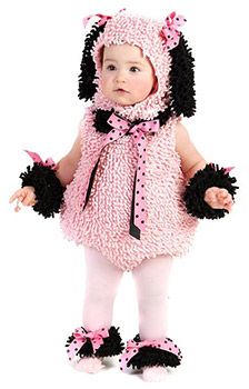 baby pink poodle costume