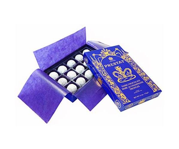 Dark Chocolate Marc de Champagne Truffles