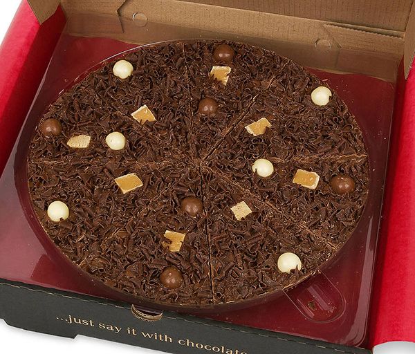 Heavenly Honeycomb Chocolate Pizza