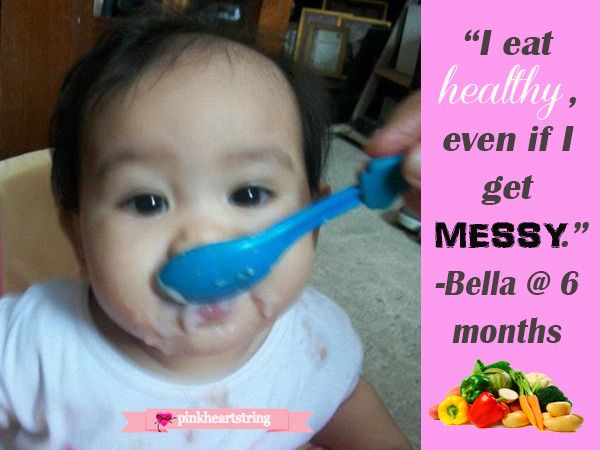 baby eating