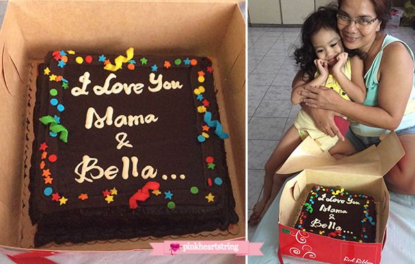 free Red Ribbon cake