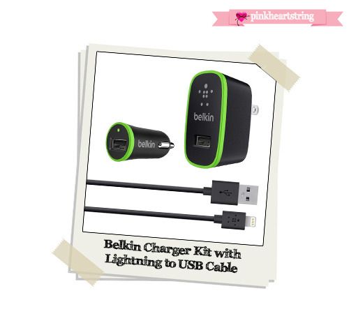 Belkin Charger Kit with Lightning to USB Cable