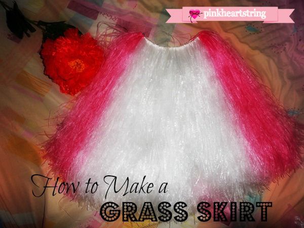 how to make a grass skirt