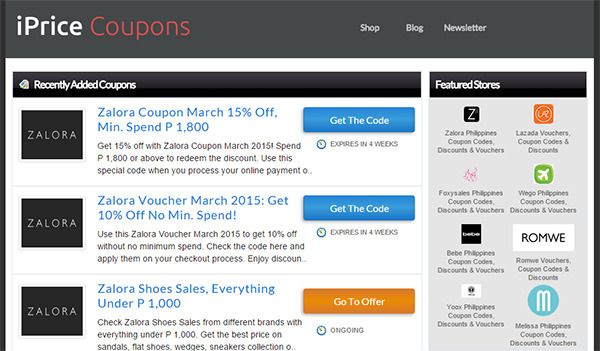 iPrice iPrice Coupons