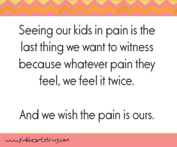 child in hospital