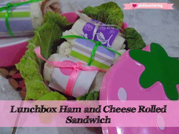 Lunchbox Ham and Cheese Rolled Sandwich Lunchbox Ham and Cheese Rolled Sandwich