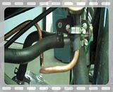 handbent copper tubing for coolant overflow TJBC 2010