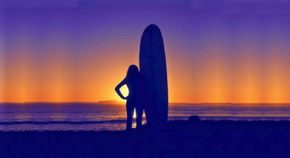 surfer girl background