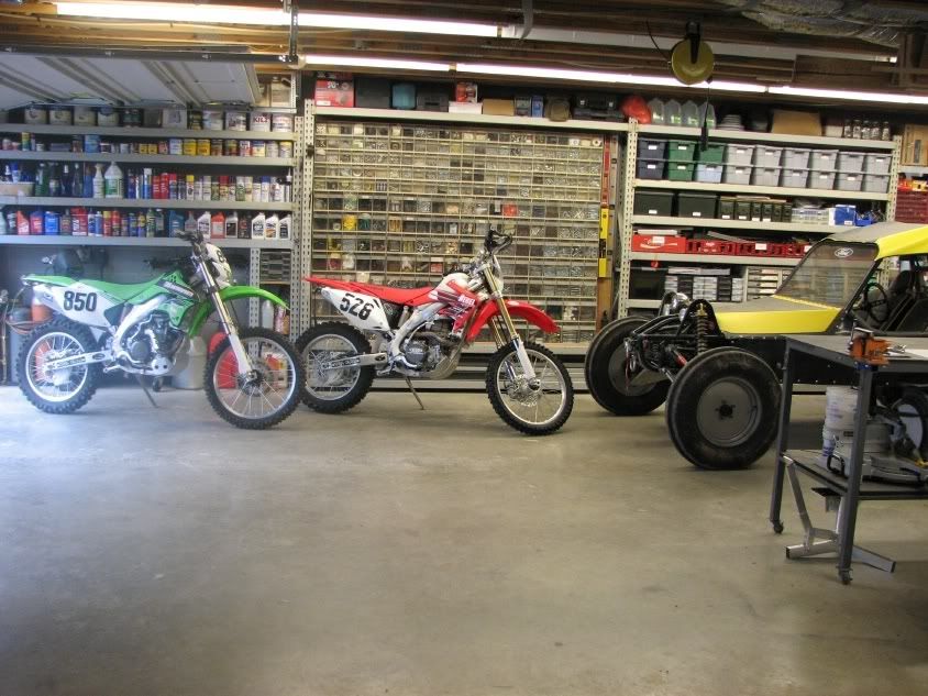 Post a pic of your garage setup Page 19 Dirt Bike Pictures & Video