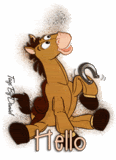 animated horse photo: silly horse thhorse.gif