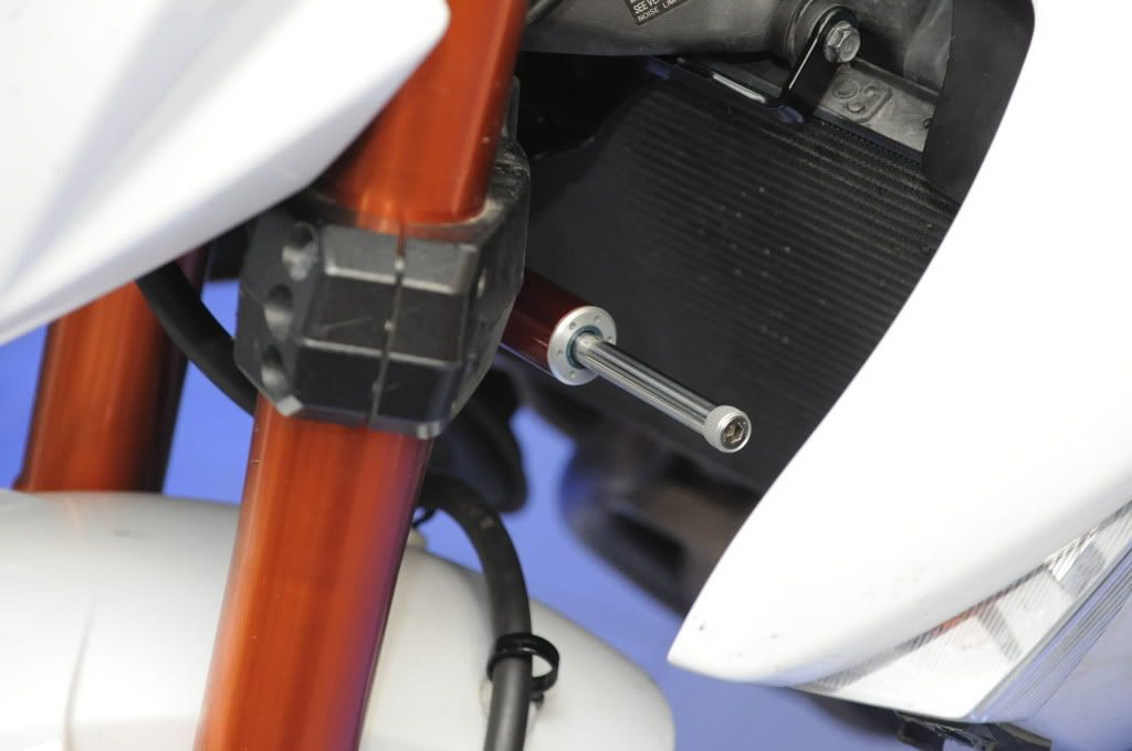 installed sprint steering damper, review + pics Kawasaki Motorcycle Forum