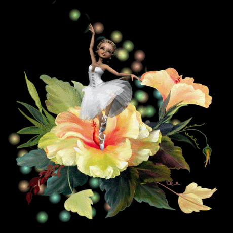 ballerina flower animated
