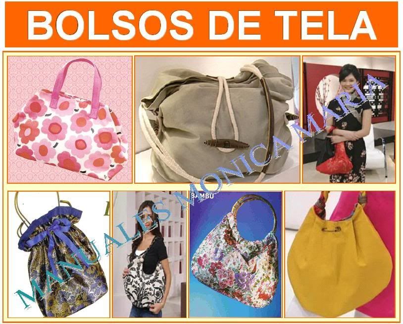 curso bolsos de tela paso a paso con moldes