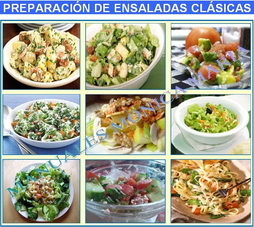 ENSALADAS PREPARACION ensaladas preparacion: