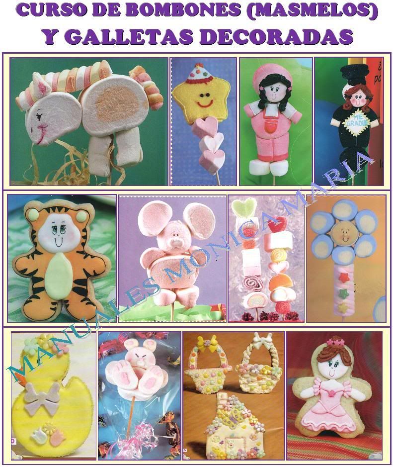 bombones y galletas decoradas