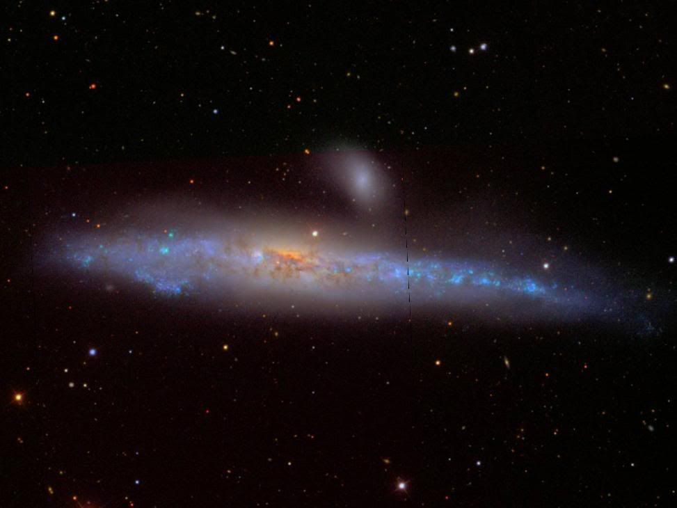 NGC 4631 and NGC 4627