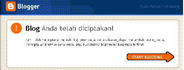 kamu telah punya blog di blogger
