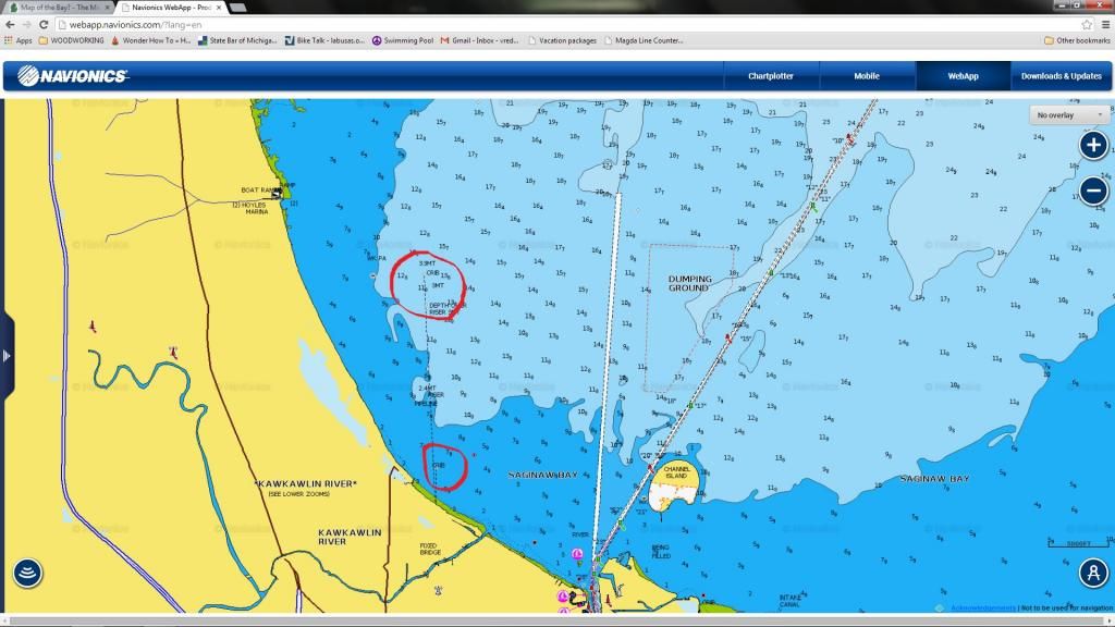 Map of the Bay? Page 2 The Michigan Sportsman Forums