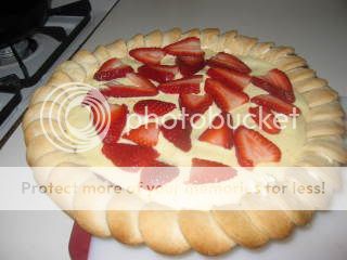 Top with remaining strawberries