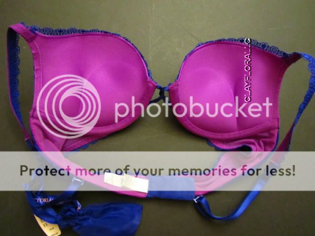 Victoria Secret MIRACULOUS Push Up Blue Crystal Bra Set  