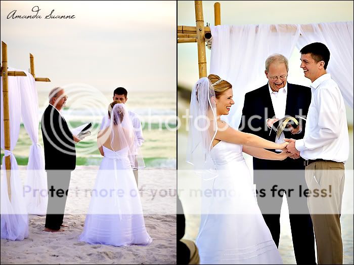 beach wedding ceremony