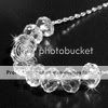 N818 Swarovski Crystal Clear Elegant Cluster Necklace  